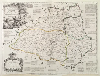 Carte de Durham, 1777